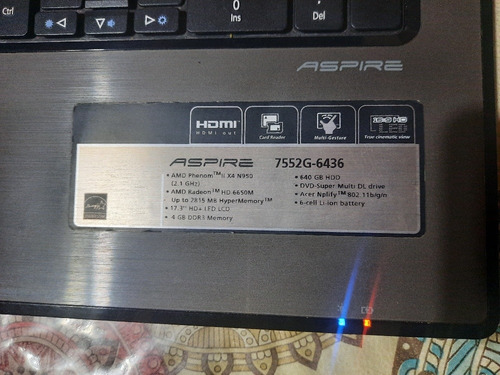 Acer Aspire 7552g-6436