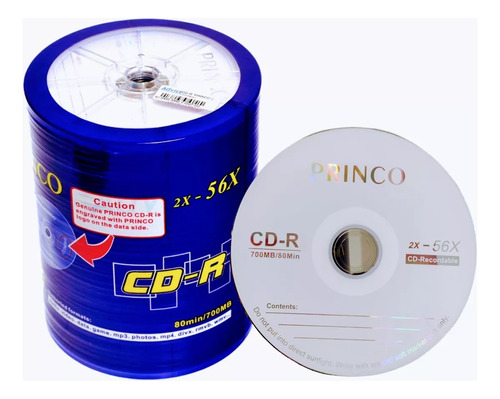 Cd Princo 700mb 52x Caja X600 U