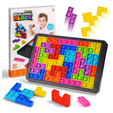 Juego Puzzle Pop It Rompecabezas 27 Piezas Antiestrés Niños Color Multicolor