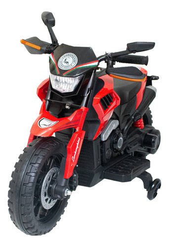 Moto Infantil A Batería Lamborghini 6v Usb Luces Sonido Prm