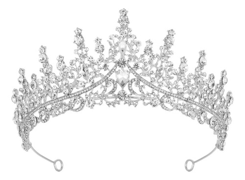 Tiara Y Corona De Cristal Para Boda, Corona Reina Diadema | MercadoLibre