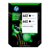 Dual Pack Cartuchos De Tinta Original Hp 662 Negro O Color