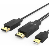 Hdmi A Displayport Cable Adaptador 4k 60hz Macho Hdmi A Dp V