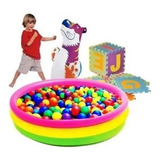 Combo Piscina Intex + 100 Pelotas + 20 Fichas + Boxeador