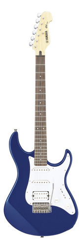 Guitarra Eléctrica Yamaha Eg112 De Tilo Metallic Blue Laca Poliuretánica Con Diapasón De Palo De Rosa