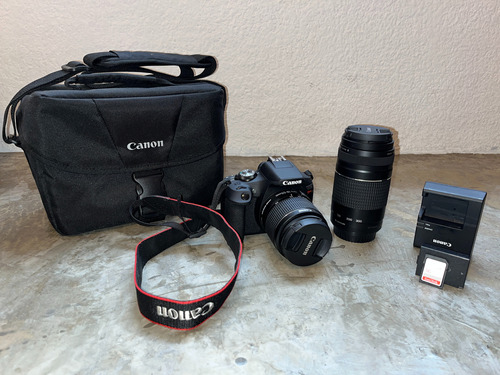  Canon Eos Rebel T7 Kit 18-55mm + 75-300mm