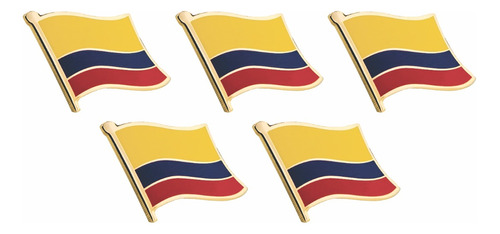 5 Pines Solapa Bandera De Colombia  Broche