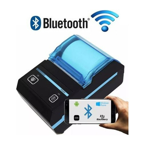 Mini Impressora Térmica Portátil Bluetooth Kp-1020 Cupom Fis