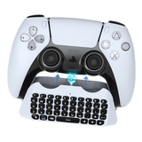 Teclado Sem Fio P/ Controle Dualsense Ps5 Bluetooth Chatpad