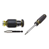Klein Tools 32308 Destornillador Rechoncho Multibit Y Destor