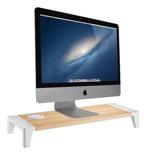 Base Monitor iMac Escritorio Cargador Inalámbrico Integrado