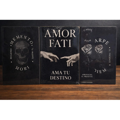 Trilogía Memento Mori +carpe Diem+amor Fati | Envío gratis