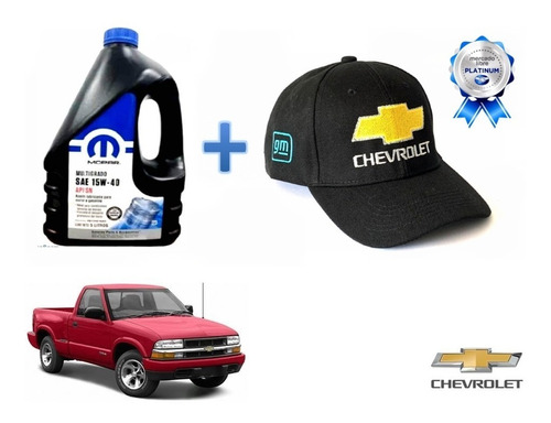 Garrafa Aceite Mopar + Gorra Chevrolet Pickup S10 96 A 04