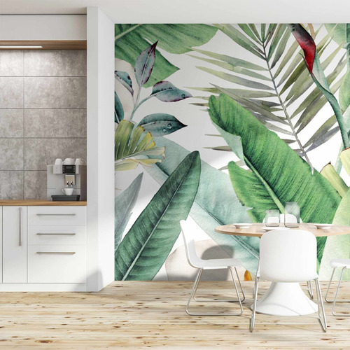 Vinil Decorativo Tapiz Hojas Planta Wallpaper Autoadhesivo 