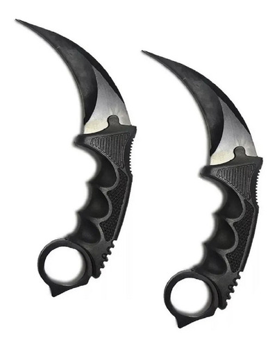  Pack X2 Cuchillo Tactico Militar Cuchillo Karambit Caza Krm