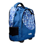 Mochila Con Ruedas Semi Impermeable 30 L Wallis Color Azul