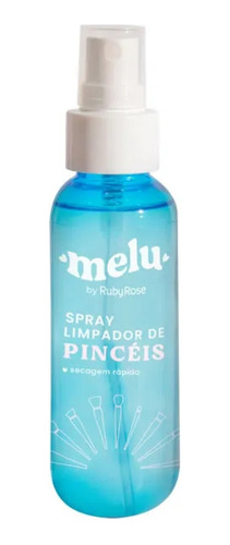 Limpador De Pinceis De Maquiagem Secagem Rapida Melu 100 Ml