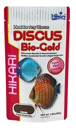 Hikari Discus Bio Gold 80g Alimento Premium Peces Disco