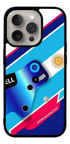 Funda Para iPhone Diseño Casco De Franco Colapinto Formula 1