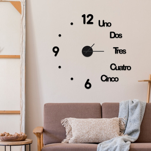 Reloj Madera Pared - Deco - Home - #ivar - 75 X 75 Cm