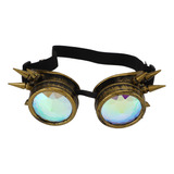 Gafas Caleidoscópicas De Halloween De Bronce Con Lentes De C