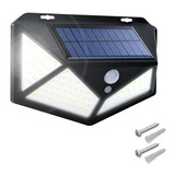 Reflector 100 Led Panel Solar Sensor Movimiento 600 Lumens