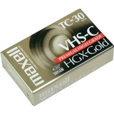 Tc-30 Vhs-c Maxell Video Cassette Vhs Compacto