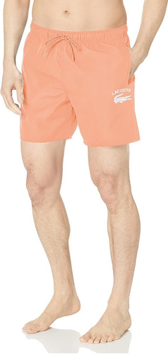 Traje De Baño Lacoste Short Ligero De Secado Rápido Hombre N