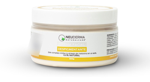 Crema Despigmentante Con Dermawhite + Vitamina C  100gr