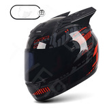 Casco Abatible Moto Deportivo Diseño Negro Rosa Certificado