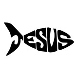 Sticker Religioso Para Carro Vidrio Pared Laptop, Jesús 