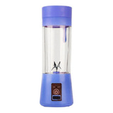 Mini Liquidificador Portátil Shake Take Cup Recarregavel Usb Cor Azul