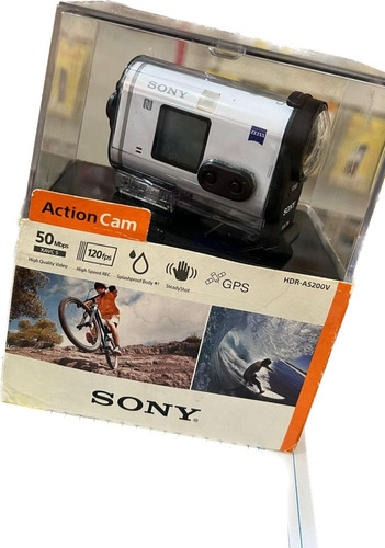 Camera Sony Action Hdr-as200v Com 3 Baterias  E Acossorios