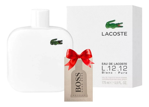 Lacoste Blanc Pure Lacoste Edt 175ml Caballero + Regalo