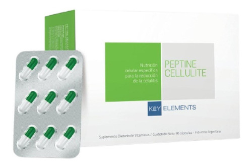 Peptine Cellulite Cápsulas X90 - Linfar - Key Elements