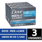 Jabon Dove Men Care Pack X3 U. 90 G C/u