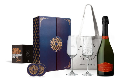 Box Experiencia Champagne Nieto Senetiner 750ml Regalo