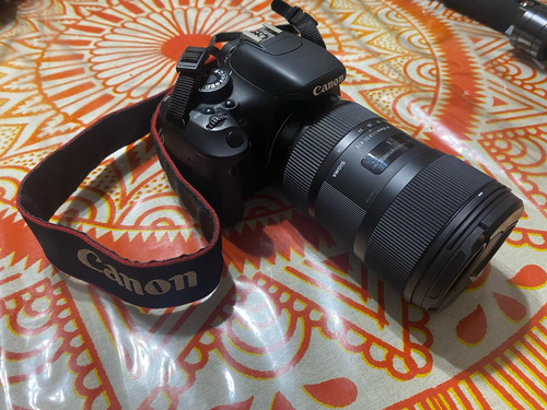 Canon Eos Rebel T3i Dslr + Sigma Profesional Zoom 18-35mm 
