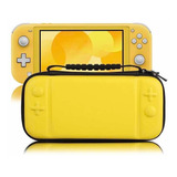 Estuche Rígido De Viaje Nintendo Switch Lite Amarillo