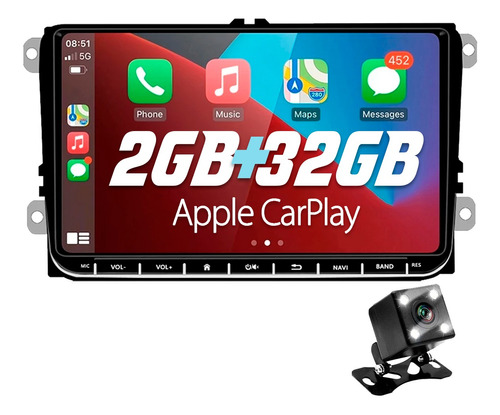 Central Multimedia Volkswagen Passat Android 12 2gb 32gb