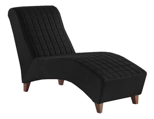 Divã Chaise Pés Madeira Freud Zari