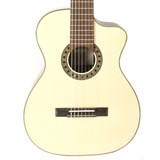 Violão Rozini Rx721.ac.n.ct.lp 7 Cordas Nylon Acústico Aço Cor Natural Orientação Da Mão Destro