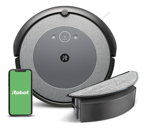 Aspiradora Y Trapeadora Irobot Roomba I5 Gris Y Negra 220v