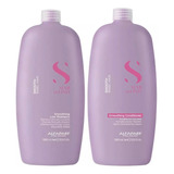 Alfaparf Shampoo + Acondicionador Semi Di Lino Smooth X 1000