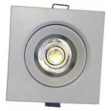 Kit 10 Spot Led 7w Bivolt 3000k Quadrado Foxlux Led90.78