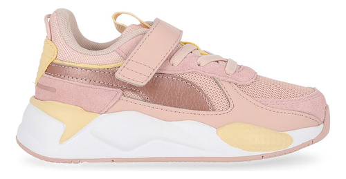 Zapatillas Puma Rs-x Metallic Ac Infantil En Rosa