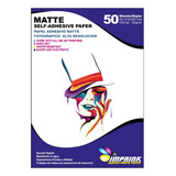 Papel Adhesivo Matte A4/128g 50 Hojas 