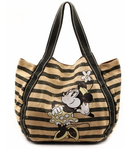 Bolsa Minnie Disney 100% Original E Importada Listras