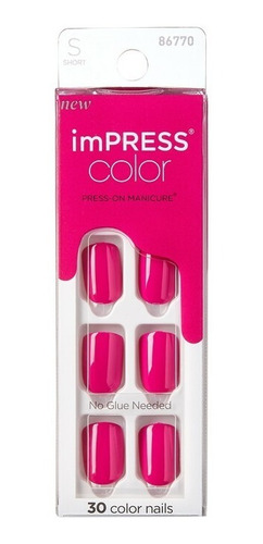 Uñas Impress Color / Press-on - Orchid Festival