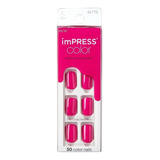 Uñas Impress Color / Press-on - Orchid Festival